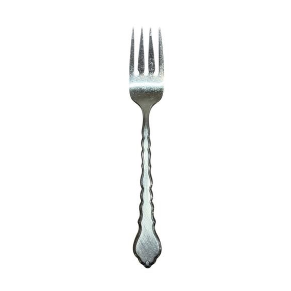 Oneida Community Stainless CELLO Flatware 4 Piece Place Setting Fork Knife Spoon - Picture 4 of 7